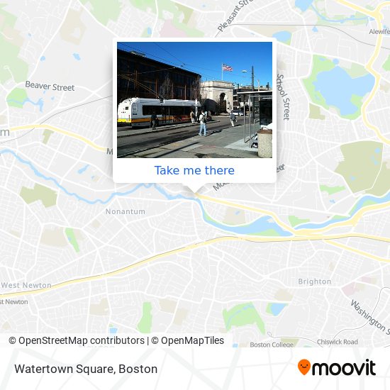 Mapa de Watertown Square