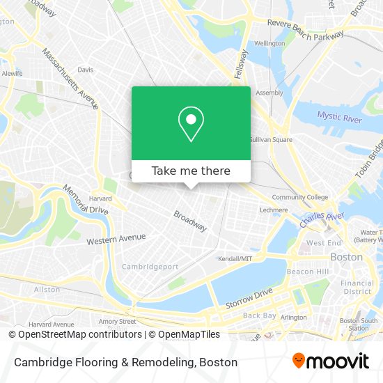 Mapa de Cambridge Flooring & Remodeling