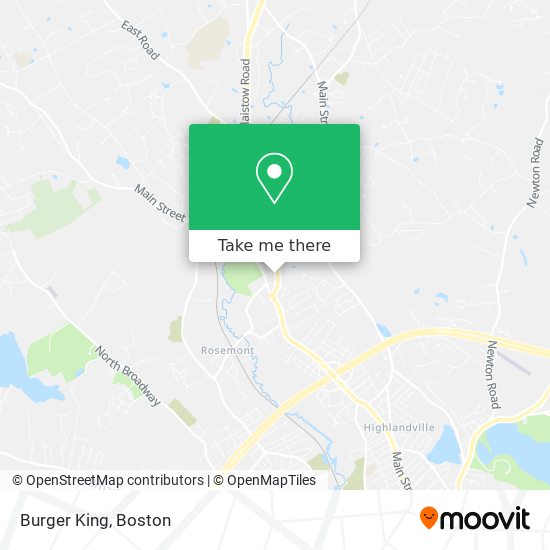 Burger King map