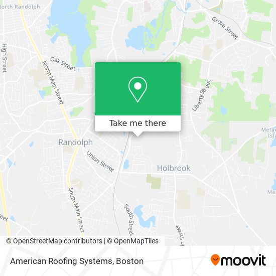 Mapa de American Roofing Systems