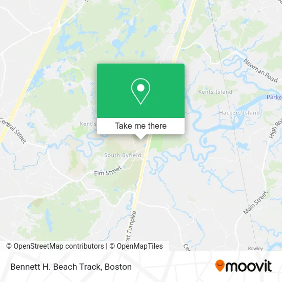 Bennett H. Beach Track map