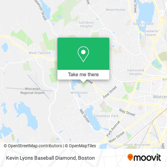 Mapa de Kevin Lyons Baseball Diamond