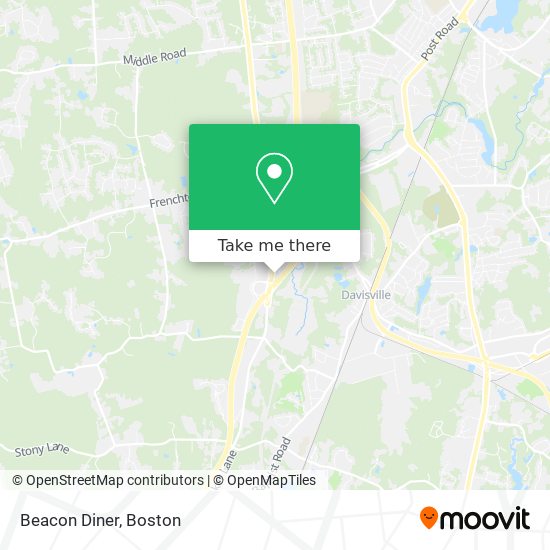 Mapa de Beacon Diner