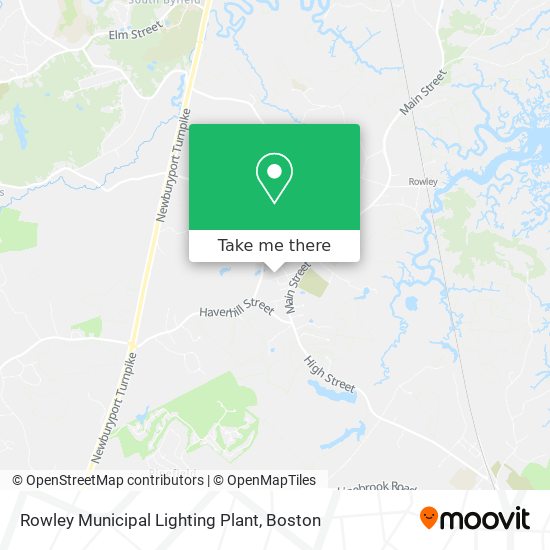 Mapa de Rowley Municipal Lighting Plant