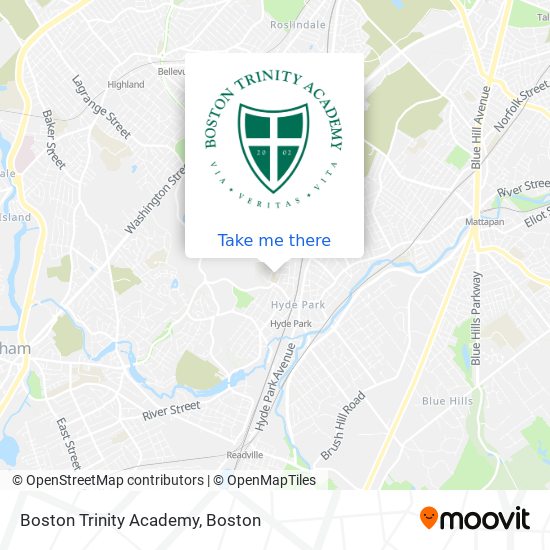 Boston Trinity Academy map