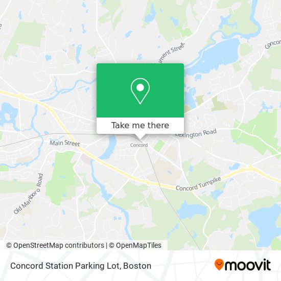 Mapa de Concord Station Parking Lot