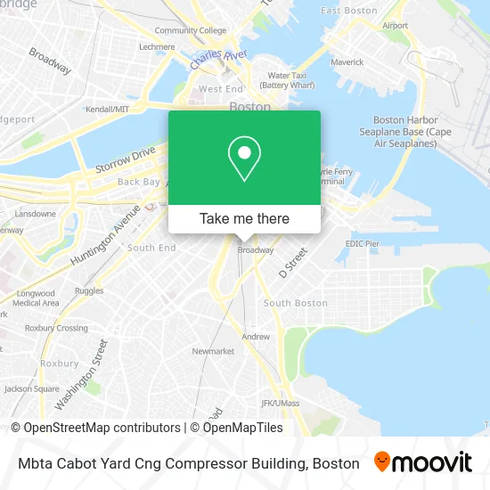Mbta Cabot Yard Cng Compressor Building map