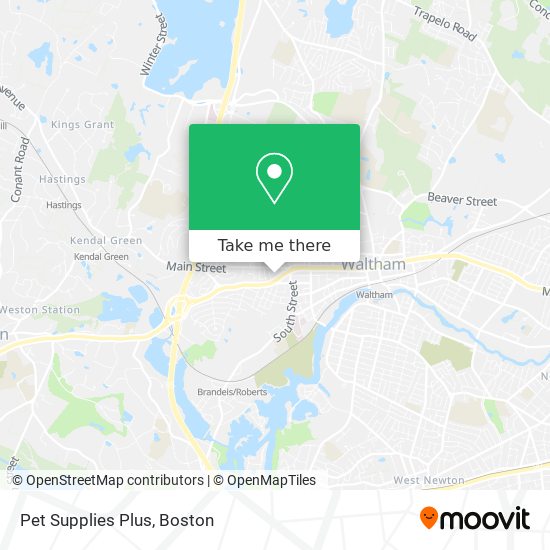 Mapa de Pet Supplies Plus