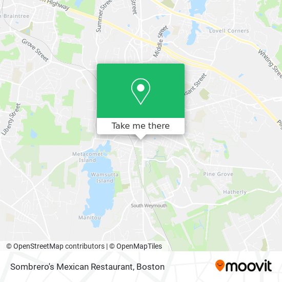 Sombrero's Mexican Restaurant map