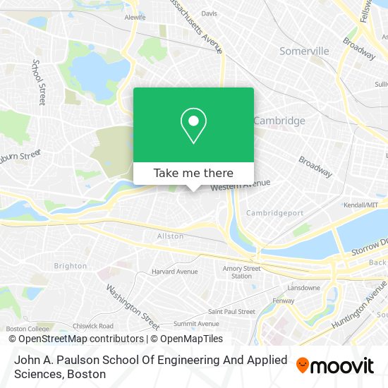 John A. Paulson School Of Engineering And Applied Sciences map