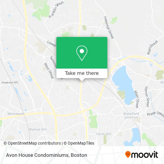 Avon House Condominiums map