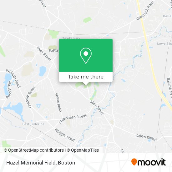 Mapa de Hazel Memorial Field