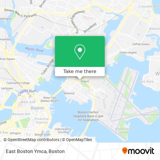 Mapa de East Boston Ymca