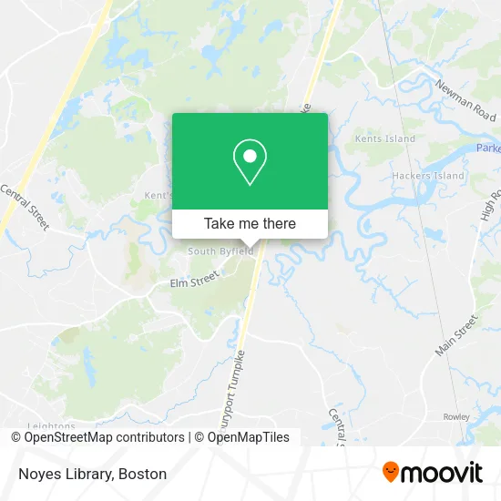 Noyes Library map