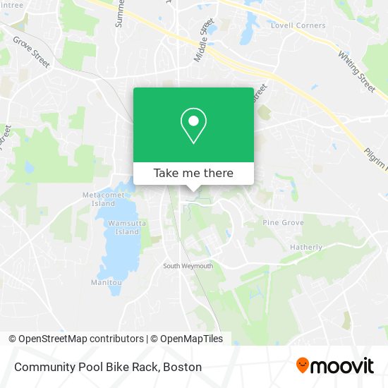 Mapa de Community Pool Bike Rack