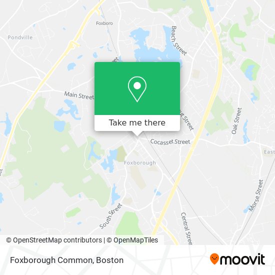 Foxborough Common map