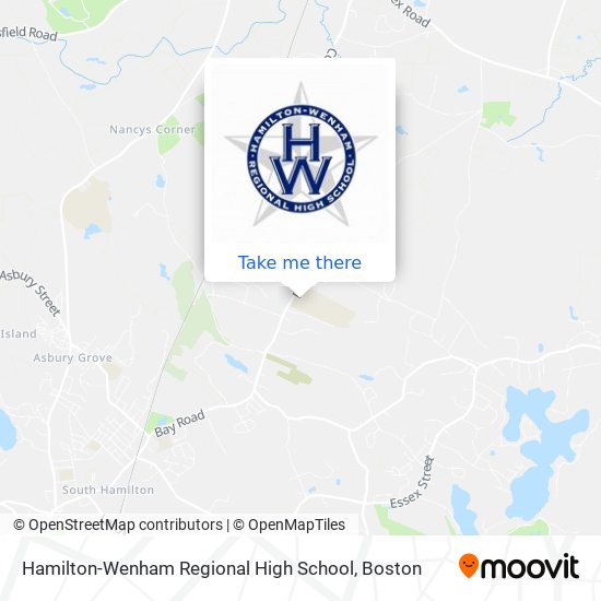 Hamilton-Wenham Regional High School map