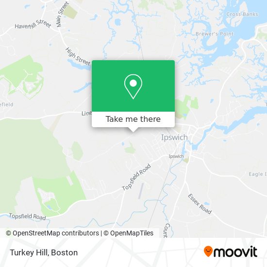 Mapa de Turkey Hill