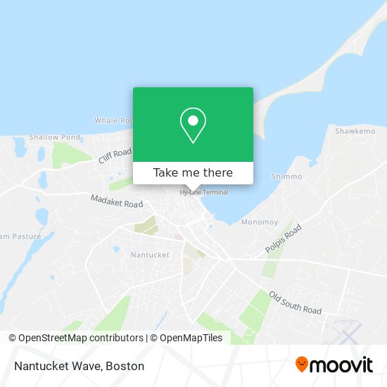 Nantucket Wave map