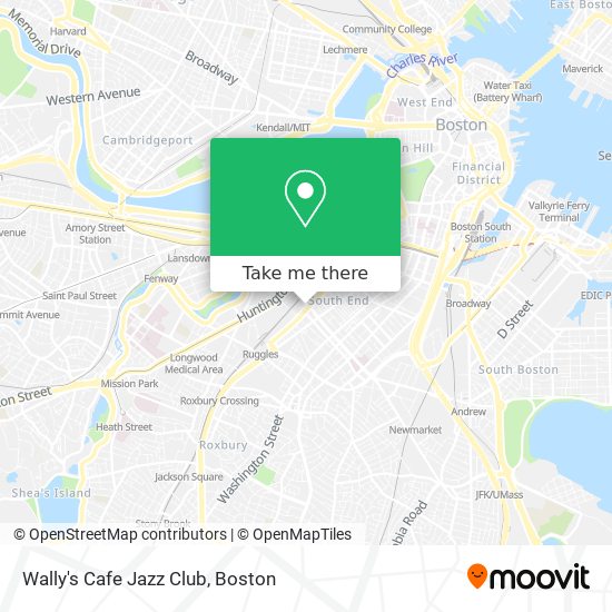 Wally's Cafe Jazz Club map