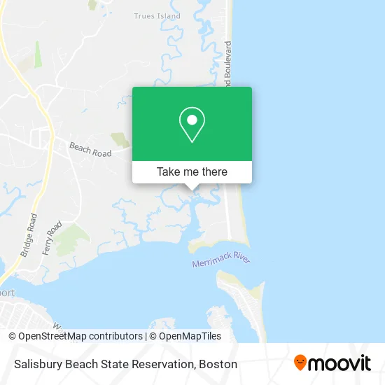 Salisbury Beach State Reservation map