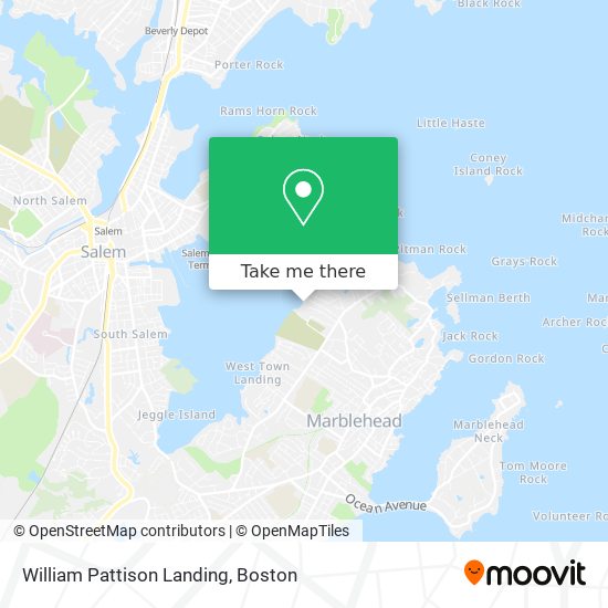 Mapa de William Pattison Landing