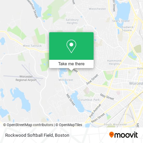 Mapa de Rockwood Softball Field