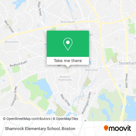 Mapa de Shamrock Elementary School