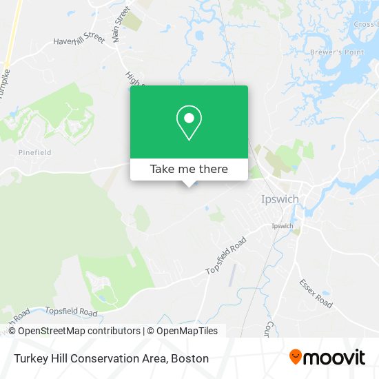 Turkey Hill Conservation Area map