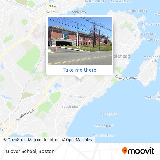 Glover School map