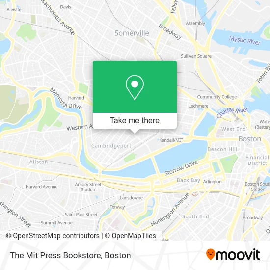 The Mit Press Bookstore map