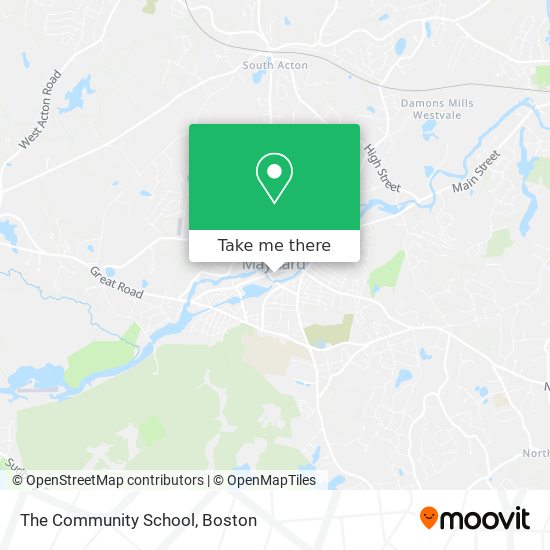 The Community School map