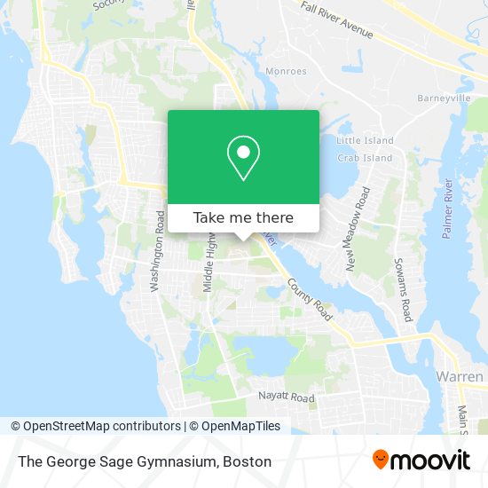 Mapa de The George Sage Gymnasium