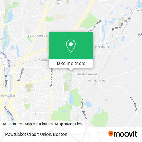 Pawtucket Credit Union map