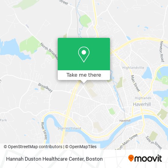 Mapa de Hannah Duston Healthcare Center