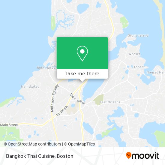 Bangkok Thai Cuisine map