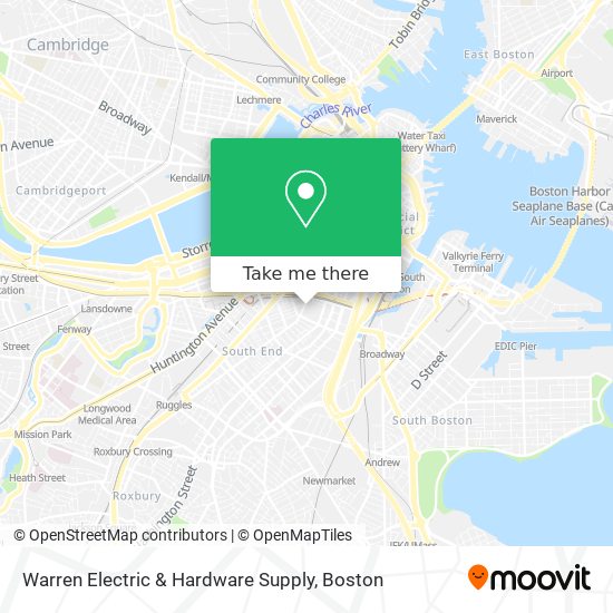 Warren Electric & Hardware Supply map