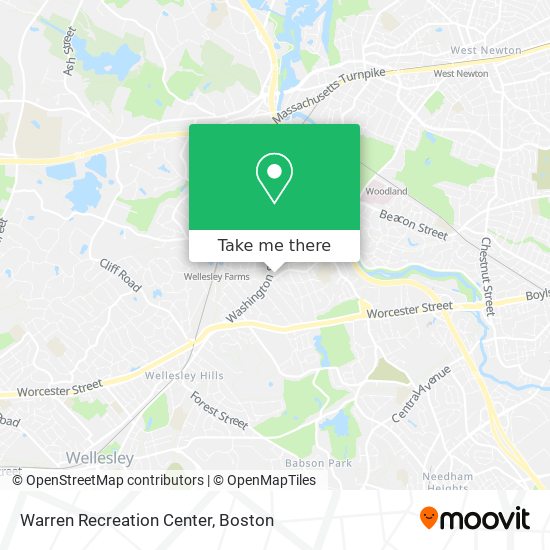 Mapa de Warren Recreation Center