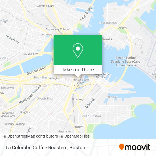 La Colombe Coffee Roasters map