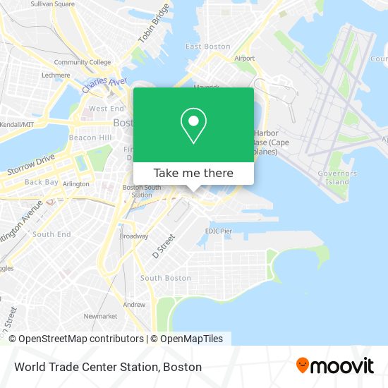 World Trade Center Station map