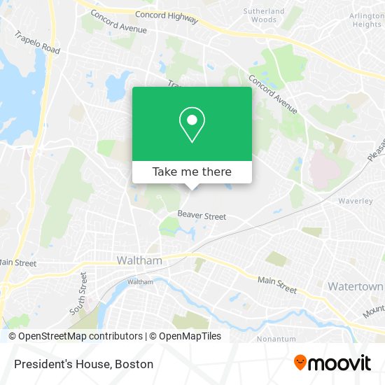 Mapa de President's House