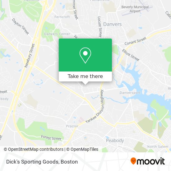 Dick's Sporting Goods map