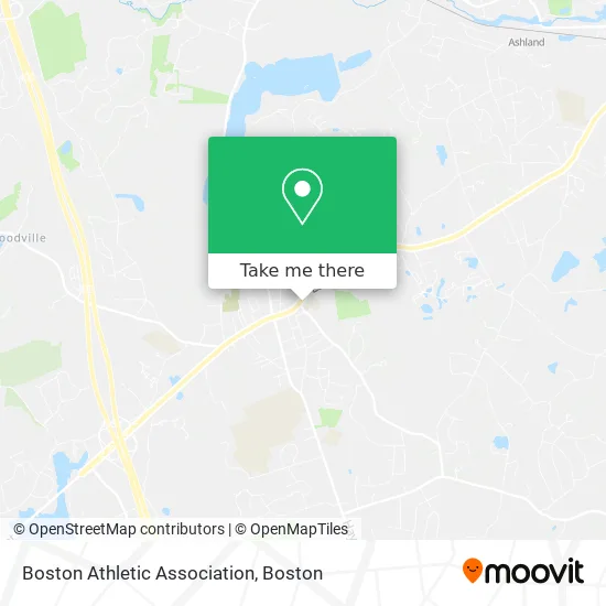 Boston Athletic Association map