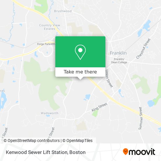 Mapa de Kenwood Sewer Lift Station