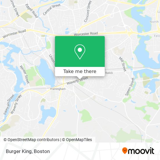 Burger King map