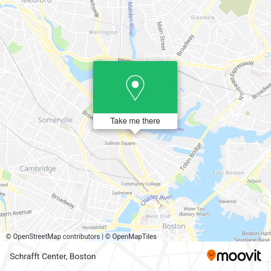 Mapa de Schrafft Center