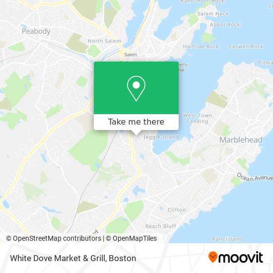 White Dove Market & Grill map