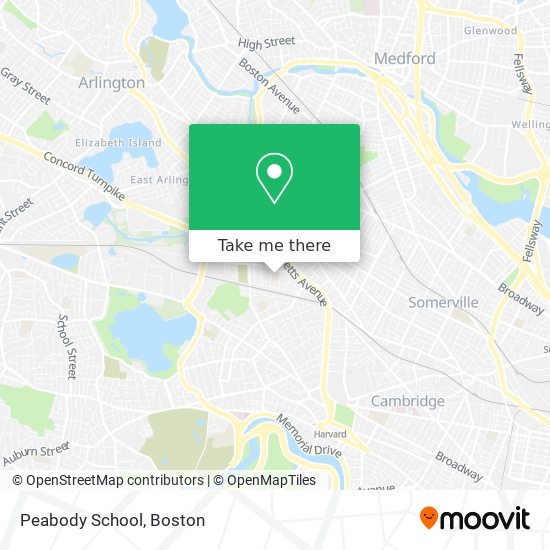 Peabody School map