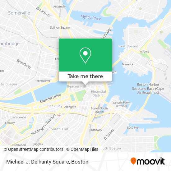 Mapa de Michael J. Delhanty Square