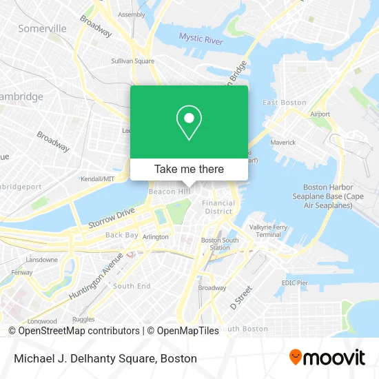 Michael J. Delhanty Square map